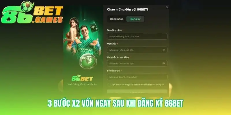 Cách tận dụng ưu đãi sau khi đăng ký 86bet