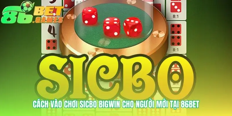 Con đường nhanh nhất đến bàn cược Sicbo BigWin